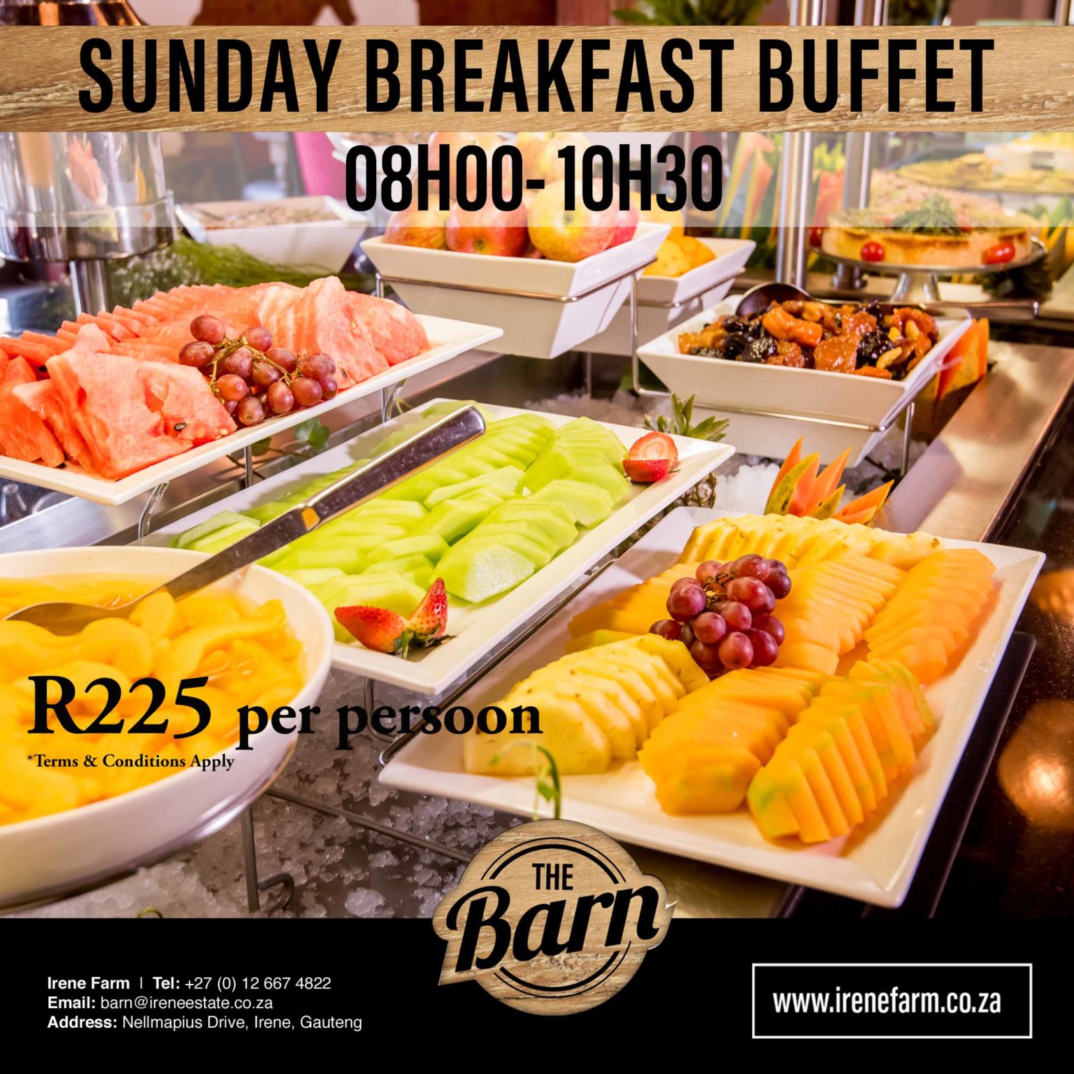 Saturday Brunch Buffet – Irene Farm